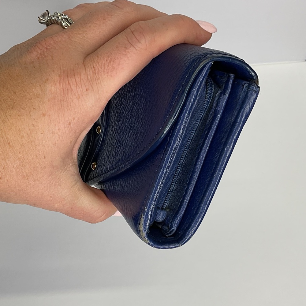 See by Chloe - Blue Leather Women's Wallet - Picture 9 of 11